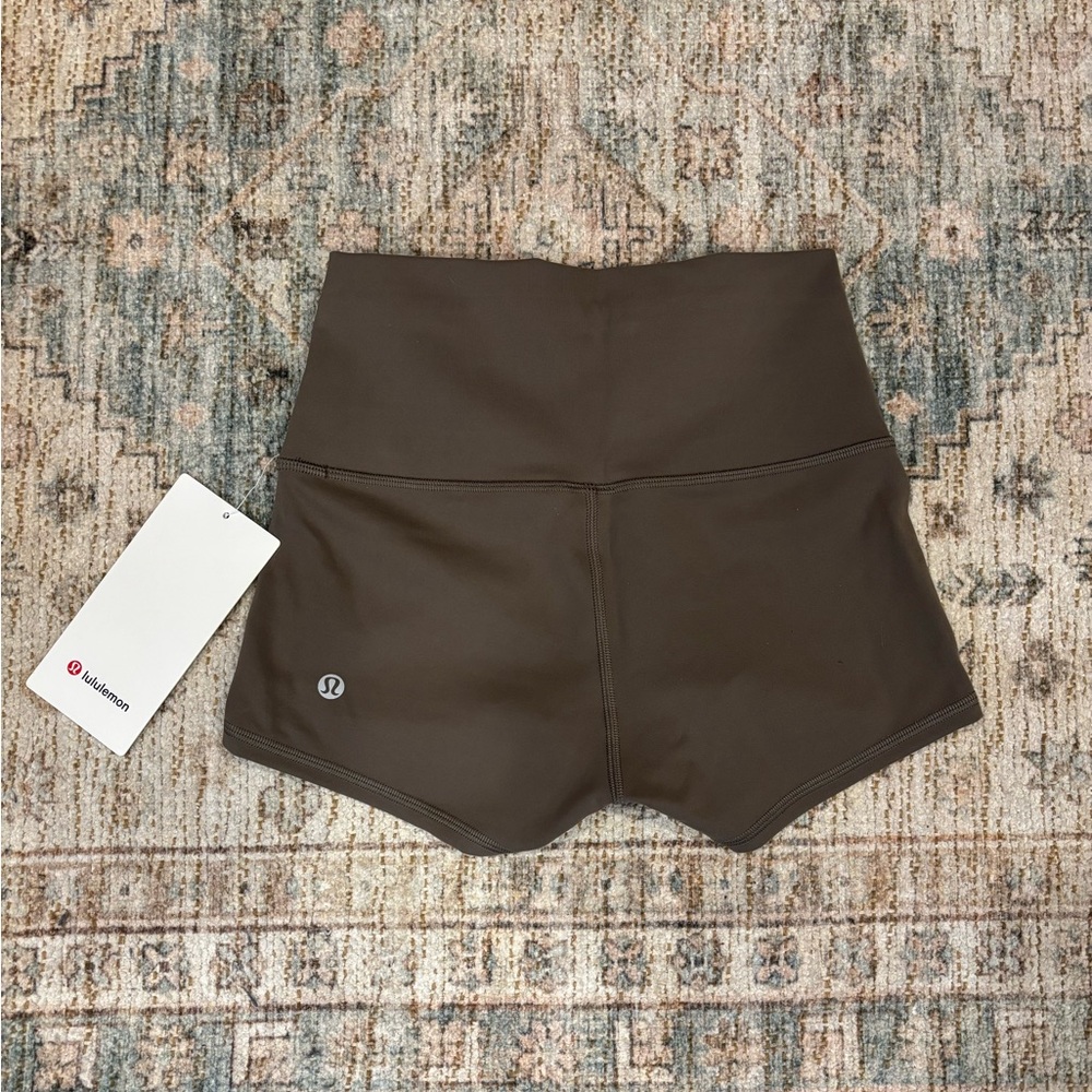 lululemon athletica High-Waist Brown Training Shorts - Picture 5 of 5